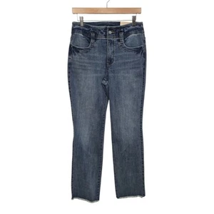 NWT NYDJ Marilyn Hollywood Paddinton Straight Leg Jeans Women's Size 6 Raw Hem - Picture 1 of 12