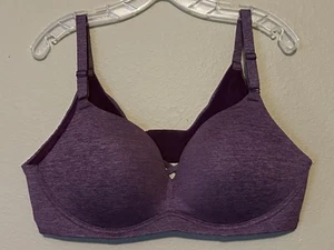 Torrid Wire Free Dream Back Smoothing Push Up Bra 44C Darkest Plum Heather - Picture 1 of 9