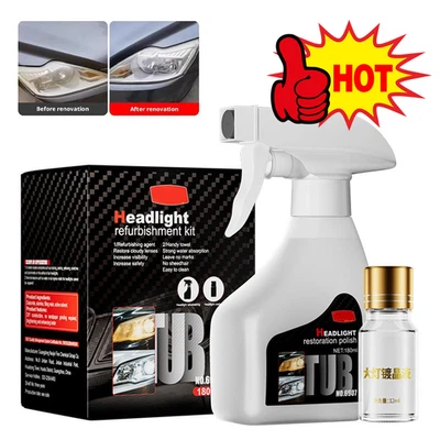 #Fluido de reparación de faros, juego de pulido de agente de limpieza nuevo Foto 1 de 4