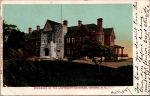 Lieutenant-Governor Residence VICTORIA B.C. Canada UDB Postcard - Picture 1 of 2