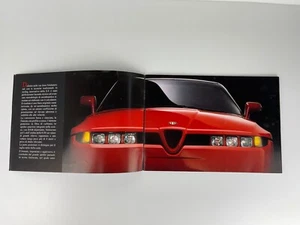 Flugblätter Alfa Romeo SZ Sport Zagato 1989 Broschüre Prospekt Italienisch - Bild 1 von 7