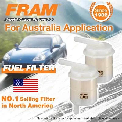 2x Fram Fuel Filter for Holden Gemini TC TD TE TX TF TG Statesman HJ HQ HX HZ WB - image 1 of 2