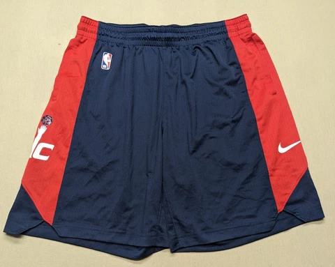 Nike Dri-Fit NBA Washington Wizards Basketball Shorts Men's XL AJ5119-419 Navy Cover