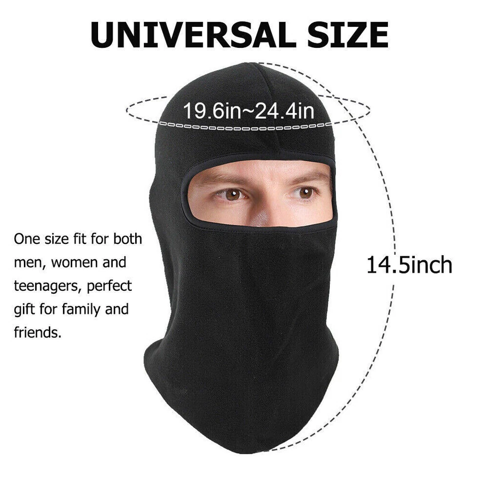 Unisex Invierno Sombrero de Pasamontañas Cálido Trampero Tejido Gorro Exterior A Prueba de Viento Gorra de Esquí Foto 1 de 1