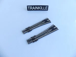 PECO INSULFROG 1:160 / 2 AIGUILLAGES MANUELS 1 DROIT / 1 GAUCHE 123 MM CODE 55 - Imagen 1 de 2