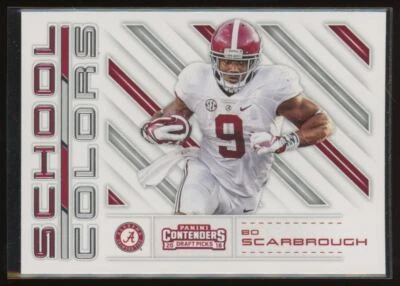 1993 PANINI CONTENDERS DRAFT PICKS SCHOOL COLORS #19 BO SCARBROUGH - Image 1 of 2