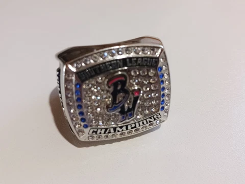 2017 Pensacola Blue Wahoos Southern League Championship Ring SGA Reds Cover