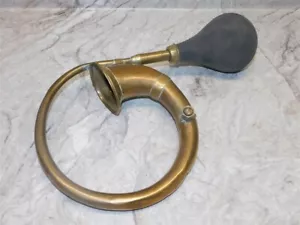 Vintage Original Ford Model T Brass Single Loop #14 Automobile Horn - Picture 1 of 5