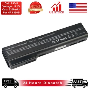 Lot 57Wh Battery for HP EliteBook 8460p 8460w 8470p 8470w 8560p 8570p 628670-001 - Picture 1 of 9