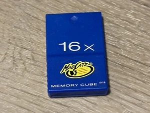 Tarjeta de memoria Nintendo Gamecube Madcatz 16X Indigo auténtica oficial - Imagen 1 de 1