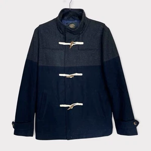 Chaquetón Angelo Litrico Mezcla Lana Grande Palanca Náutica Preppy Azul Costero - Imagen 1 de 11