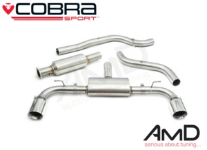 Escape trasero para gato Cobra Ford Focus ST 2.3 EcoBoost Mk4 resonado FD119 - Imagen 1 de 3