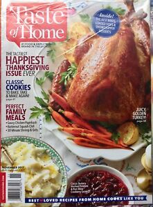 Taste of Home Magazine New November 2017 Happiest Thanksgiving Issue