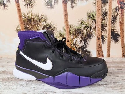 Nike Kobe 1 Protro Purple Reign Black Out AQ2728-004 Para hombres Talla 10.5 SIN TAPA NUEVO Foto 1 de 4