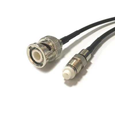 BNC male plug to FME female jack RF Pigtail Jumper Cable RG174 20cm 8inch NEW - Image 1 of 4