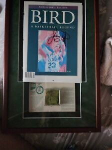 Collector's Edition Larry Bird A Basketball Legend Autographed Playbill...