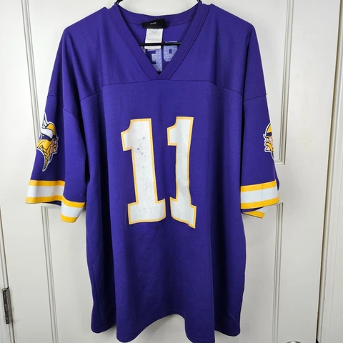 Vintage Minnesota Vikings Daunte Culpepper #11 Jersey Logo Athletics Size XXL Cover
