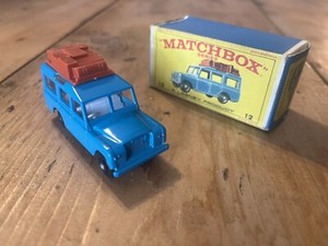 Matchbox Series #12 Safari Land Rover Blue with Box 