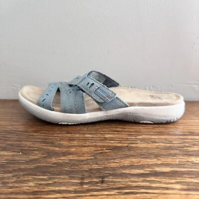 Sandalias de gamuza Earth Origins Savoy Shantel azul marroquí talla 6,5 Foto 1 de 4