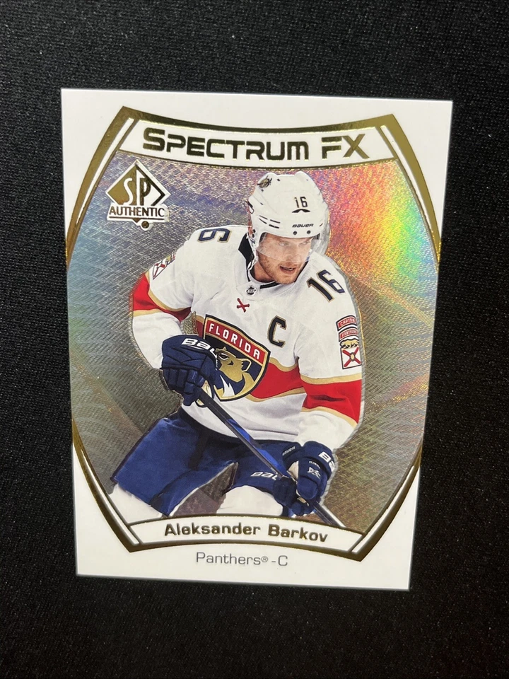 21-22 UD SP Authentic Hockey Spectrum FX Bounty Code S-11 Aleksander Barkov - Image 1 of 2