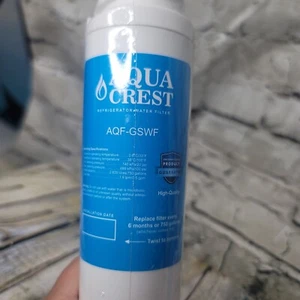 AQUA CREST Refrigerator Water Filter AQF-GSWF New Sealed - Picture 1 of 3