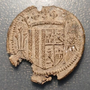 VALENCIA MONASTERIO SANTISIMA TRINIDAD SELLO PLOMO AÑO 1448 25,77g 38mm - Picture 1 of 2