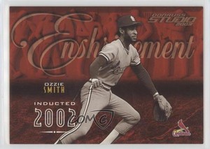 2003 Donruss Studio Enshrinement /750 Ozzie Smith #E-2 HOF
