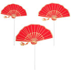 Lunar New Year Cake Topper - Chinese Fans Decoration Set