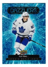 2022-23 UPPER DECK EXTENDED HOCKEY DAZZLERS BLUE INSERT FILIP KRAL Card #DZ-141