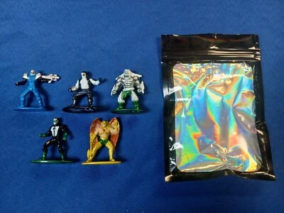 LOTE DE 6 figuras nano metal JADA/DC: Hawkman/Mr. Freeze/Green Lantern/Doomsday/Lobo Foto 1 de 4