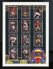1993 Topps Black Gold B Exchange Winner Jerry Rice Rod Woodson Randal Cunningham