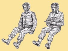 CMK 129-F35169 - Russian modern Heli Pilots sitting - Neu