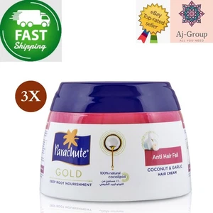 3er Pack x Fallschirm Haarcreme Gold Anti Haarausfall Kokos 140ml ⭐SCHNELLER VERSAND⭐ - Bild 1 von 4