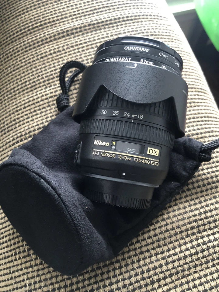 Objetivo Nikon AFS 18-70mm Nikon d40,50,60,3000,3100,3200,7000,7100,7200 Foto 1 de 4
