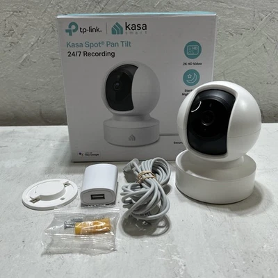 TP-Link Kasa Smart WiFi Security Camera 2K HD with Pan Tilt Night Vision Record