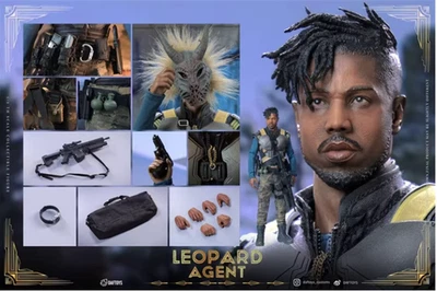 Figura de acción masculina DAFTOYS F018 1/6 Black Panther Erik Killmonger 12" modelo juguete Foto 1 de 3