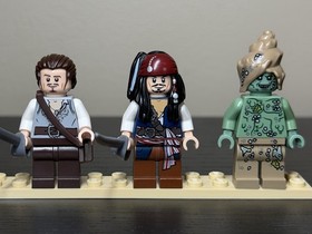 LEGO Pirates of the Caribbean Minifigure Lot Jack, Will, Hadras 4183 The Mill