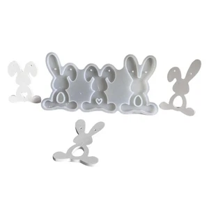 Flexible Silicone Mould Home Accessory for Decorative Rabbit Holders - Picture 1 of 8