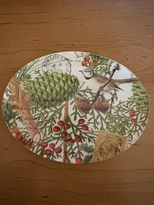 Jabonera de vidrio Michel Design Works "abeto" vacaciones de Navidad Foto 1 de 4