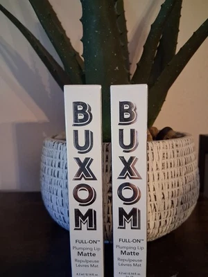 Lot Of 2 Buxom Full-On Plumping Lip Matte - 0.14 fl oz - Hit The Beach Pink NIB  - Image 1 of 3