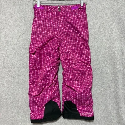 Columbia Girls Snow Ski Pants Size S Pink w/OutGrown System Omni-Tech Omni-Heat - Image 1 of 4