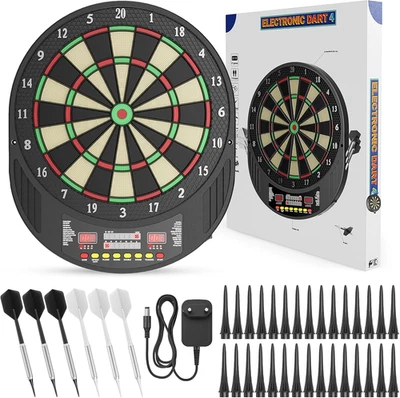 Bersaglio Elettronico Professionale Con Schermo Lcd Digitale E Freccette Con Pun - Immagine 1 di 4