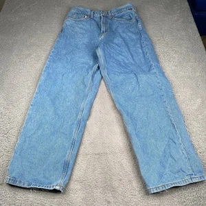 Vans Check-5 Jeans Mens 31x30 Blue Baggy Fit Wide Leg Denim Skater - Picture 1 of 20
