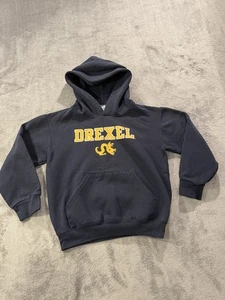 Champion Drexel University Pullover Hoodie Boys Size Small 6-7 Drexel Dragons - Picture 1 of 9