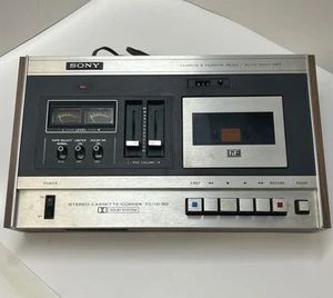 Vintage Sony TC-131 SD Stereo Cassette-Corder Tape Player Recorder Japan 1970s - Picture 1 of 21