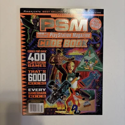 PSM Playstation Magazine 1998 Code Book W/POSTER PREOWNED - Image 1 of 4