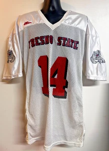 Camiseta de fútbol americano No Fear Fresno State Bulldogs #14 para hombre talla: XX-L blanca - usada - Imagen 1 de 13