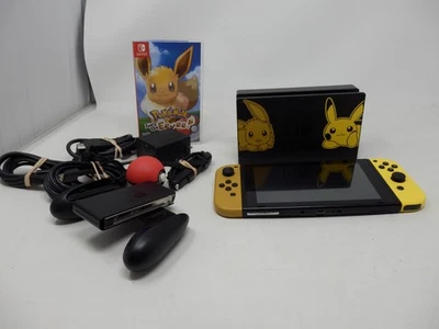 Nintendo Switch Pokemon Let's Go Eevee! Console With Pokeball & Game Working - Image 1 of 4