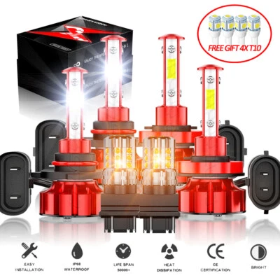 Faros LED + Luz de señal de giro para faros Peterbilt 388 389 367 567 Foto 1 de 4