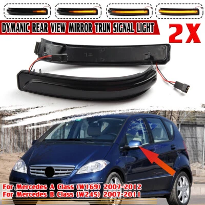 Luz de señal de giro LED secuencial para Mercedes Benz Clase A W169 / Clase B W245 Foto 1 de 4